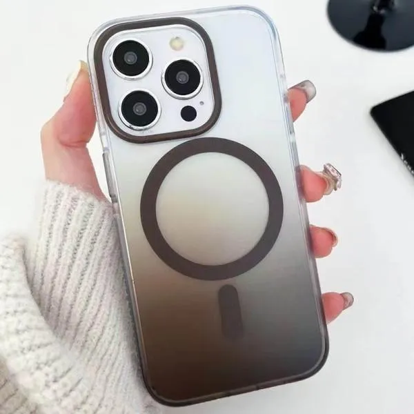 Чохол TPU+PC Phantom with Magnetic Fit для Apple iPhone 14 Pro (6.1") — Сірий — фото 2