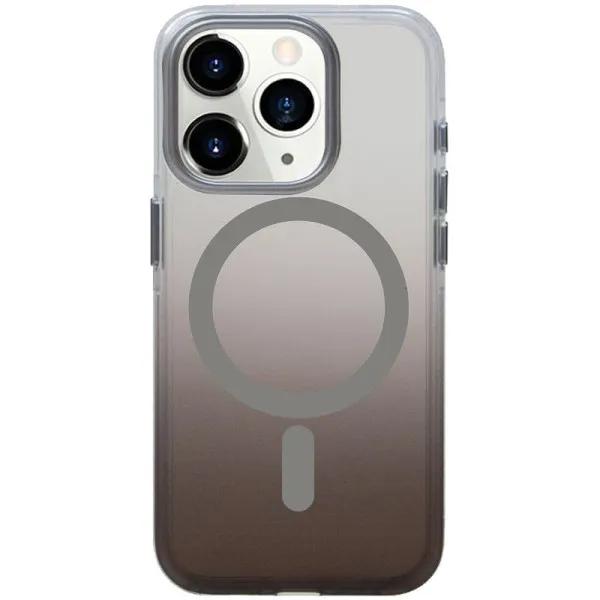 Чохол TPU+PC Shadow with Magnetic Fit для Apple iPhone 14 Pro (6.1") — Сірий — фото 1