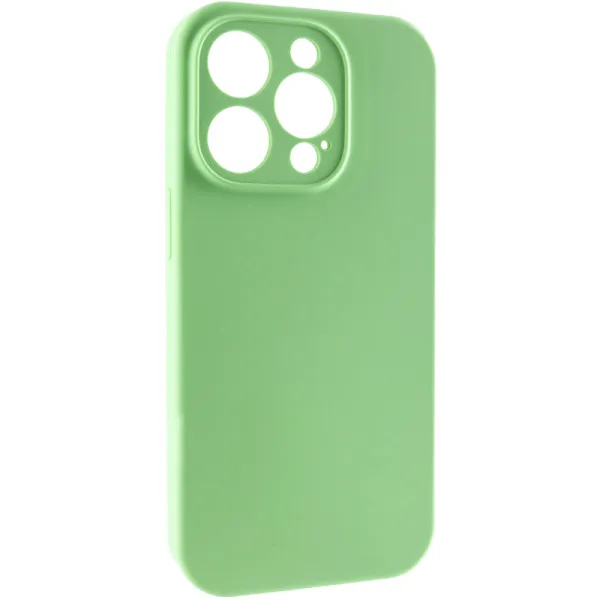 Чохол Silk Full Camera Protective (AA) NO LOGO для Apple iPhone 14 Pro (6.1") — М'ятний — фото 1 Чохол Silk Full Camera Protective (AA) NO LOGO для Apple iPhone 14 Pro (6.1") — М'ятний — фото 1