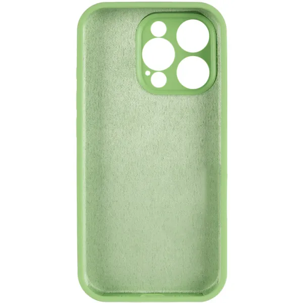 Чохол Silk Full Camera Protective (AA) NO LOGO для Apple iPhone 14 Pro (6.1") — М'ятний — фото 3 Чохол Silk Full Camera Protective (AA) NO LOGO для Apple iPhone 14 Pro (6.1") — М'ятний — фото 3