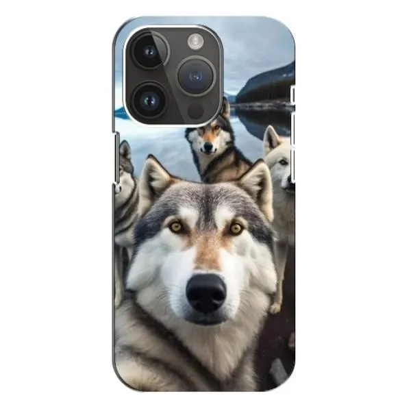 Чехол с принтом «Селфи ХАски» для iPhone 14 Pro Чехол с принтом «Селфи ХАски» для iPhone 14 Pro