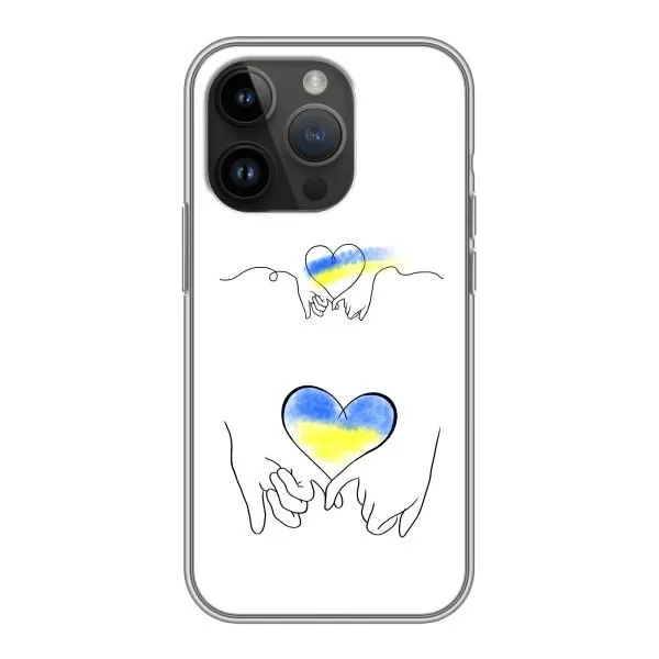 Чехол с принтом «Мир Украине» для iPhone 14 Pro