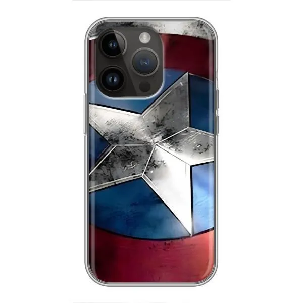 Чохол з принтом «Щит Капітана Америки» для iPhone 14 Pro Чохол з принтом «Щит Капітана Америки» для iPhone 14 Pro