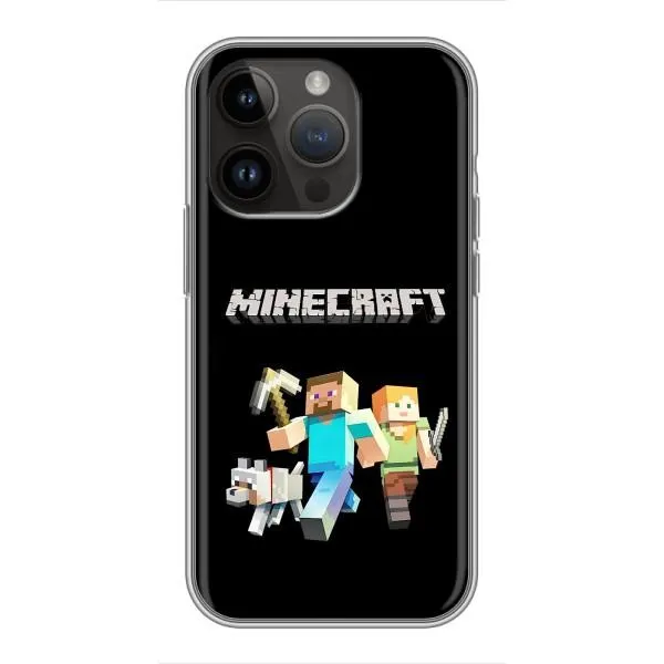 Чохол з принтом «герої Minecraft» для iPhone 14 Pro Чохол з принтом «герої Minecraft» для iPhone 14 Pro