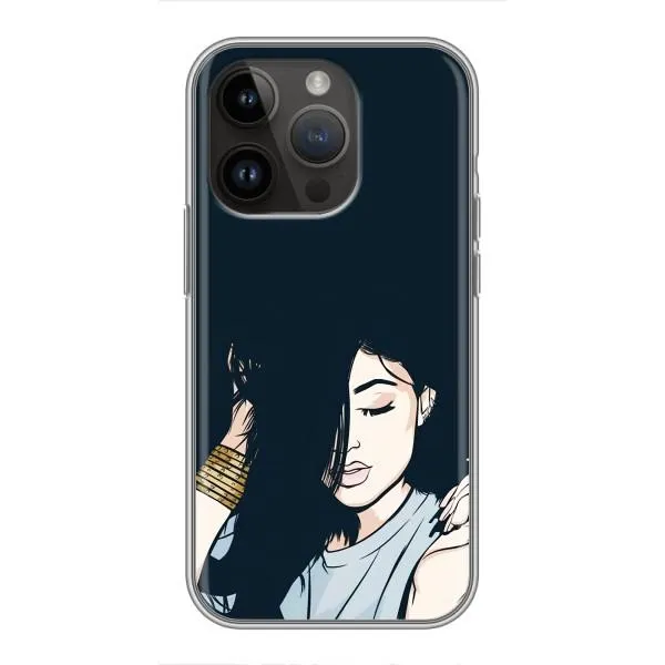 Чехол с принтом «Красивая девочка» для iPhone 14 Pro