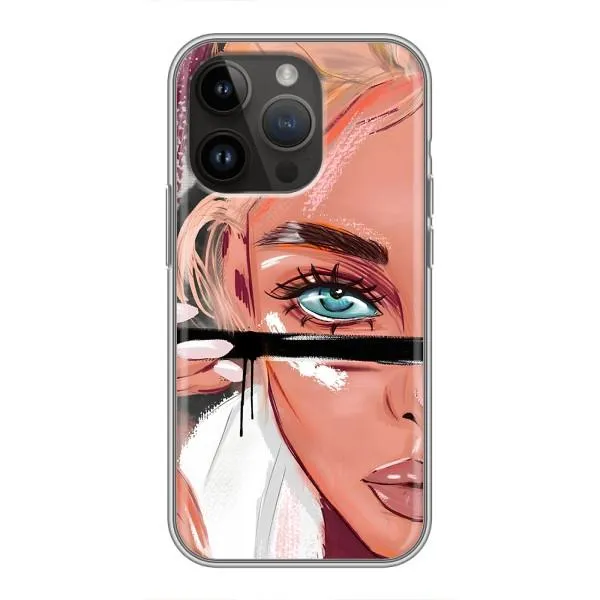 Чехол с принтом «Макияж» для iPhone 14 Pro