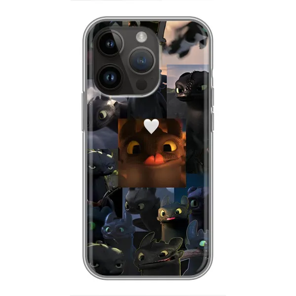 Чехол с принтом «Дракон коллаж» для iPhone 14 Pro