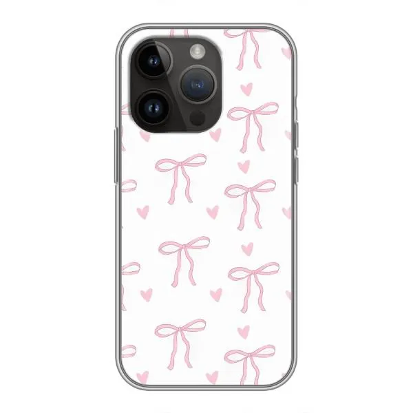 Чехол с принтом «Маленькие бантики» для iPhone 14 Pro