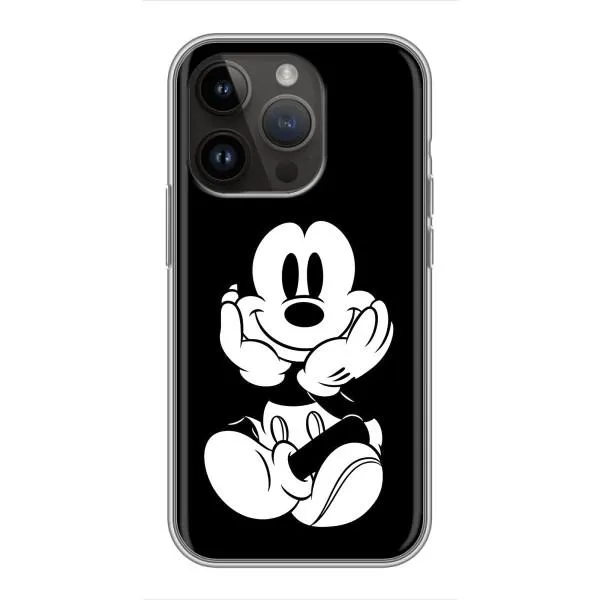 Чохол з принтом «Маус на чорному» для iPhone 14 Pro Чохол з принтом «Маус на чорному» для iPhone 14 Pro