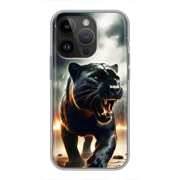 Чохол з принтом «Чорна пантера» для iPhone 14 Pro Чохол з принтом «Чорна пантера» для iPhone 14 Pro