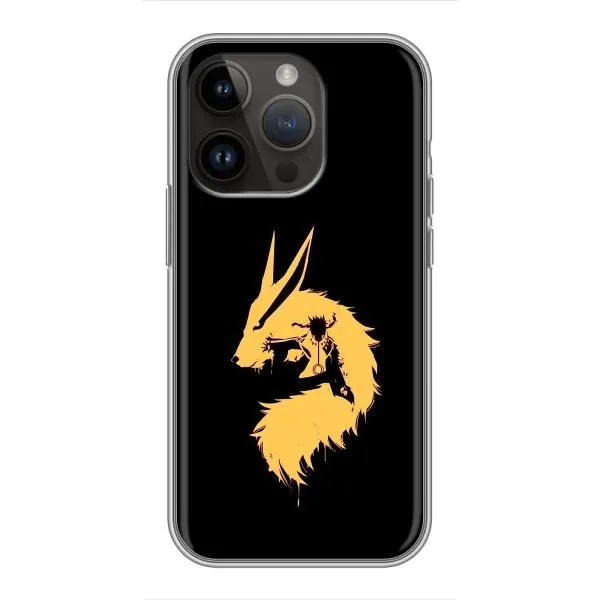 Чехол с принтом «силуэт Курама Наруто» для iPhone 14 Pro