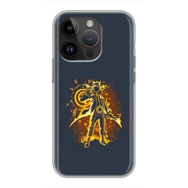 Чехол с принтом «золотой Наруто» для iPhone 14 Pro