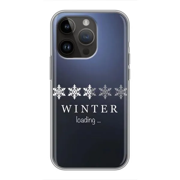 Чехол с принтом «Winter loading» для iPhone 14 Pro