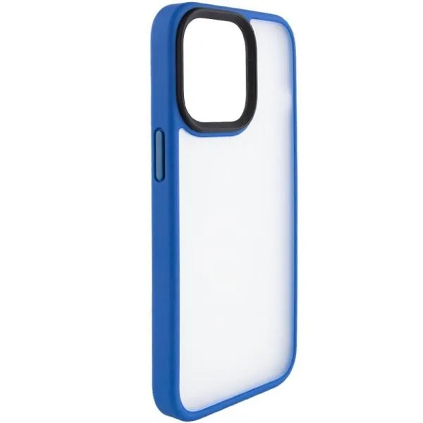 TPU+PC чохол Metal Buttons для Apple iPhone 14 / 13 (6.1") — Блакитний — фото 3