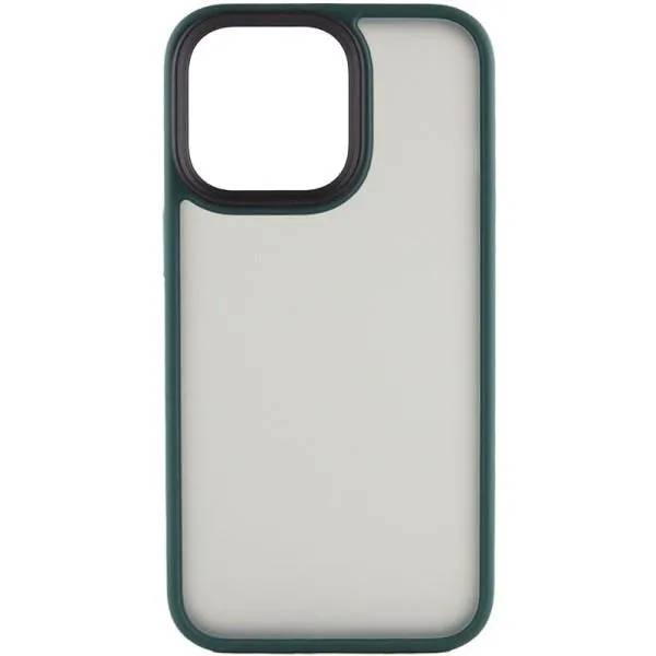 TPU+PC чохол Metal Buttons для Apple iPhone 14 / 13 (6.1") — Зелений — фото 1