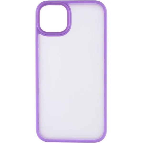 TPU+PC чохол Metal Buttons для Apple iPhone 14 / 13 (6.1") — Бузковий — фото 2