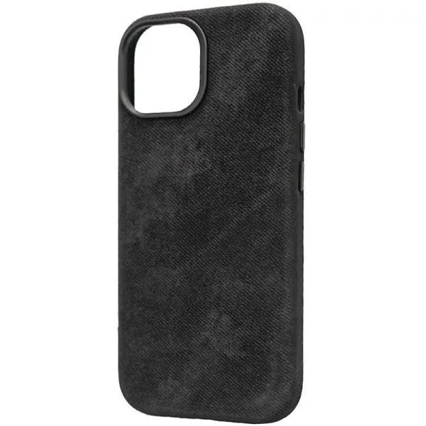 Чохол Denim with MagSafe для Apple iPhone 14 (6.1") — Чорний — фото 2