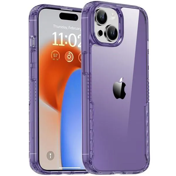 Чохол TPU+PC Multi-Color для Apple iPhone 14 (6.1") — Фіолетовий — фото 1 Чохол TPU+PC Multi-Color для Apple iPhone 14 (6.1") — Фіолетовий — фото 1