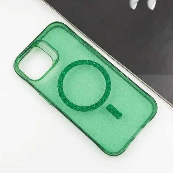 Чохол TPU Radiance with Magnetic Fit для Apple iPhone 14 (6.1") — Зелений — фото 2