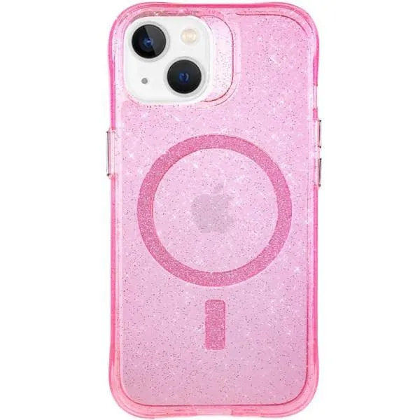 Чохол TPU Radiance with Magnetic Fit для Apple iPhone 14 (6.1") — Рожевий — фото 1