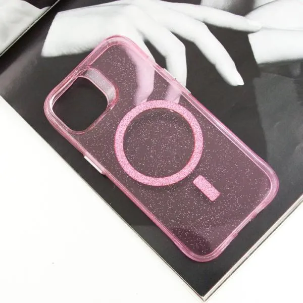 Чохол TPU Radiance with Magnetic Fit для Apple iPhone 14 (6.1") — Рожевий — фото 2
