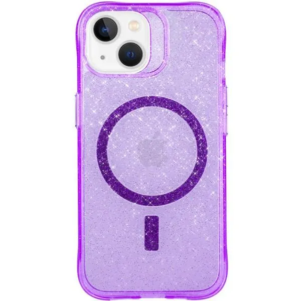 Чохол TPU Radiance with Magnetic Fit для Apple iPhone 14 (6.1") — Фіолетовий — фото 1 Чохол TPU Radiance with Magnetic Fit для Apple iPhone 14 (6.1") — Фіолетовий — фото 1