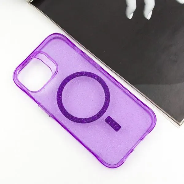Чохол TPU Radiance with Magnetic Fit для Apple iPhone 14 (6.1") — Фіолетовий — фото 2 Чохол TPU Radiance with Magnetic Fit для Apple iPhone 14 (6.1") — Фіолетовий — фото 2