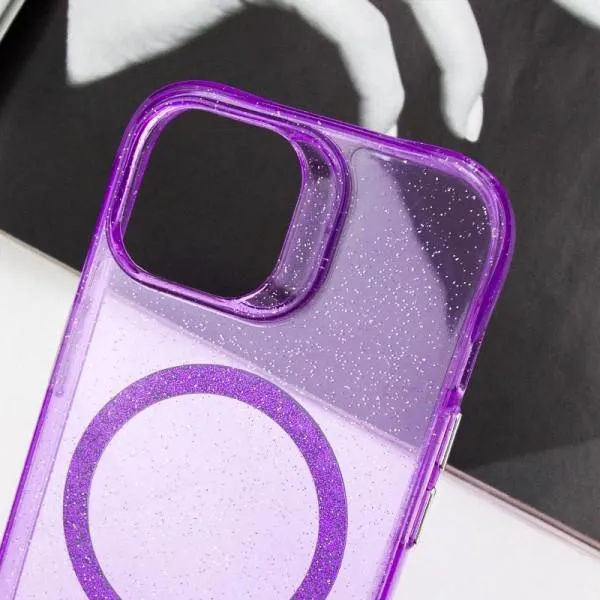 Чохол TPU Radiance with Magnetic Fit для Apple iPhone 14 (6.1") — Фіолетовий — фото 3 Чохол TPU Radiance with Magnetic Fit для Apple iPhone 14 (6.1") — Фіолетовий — фото 3