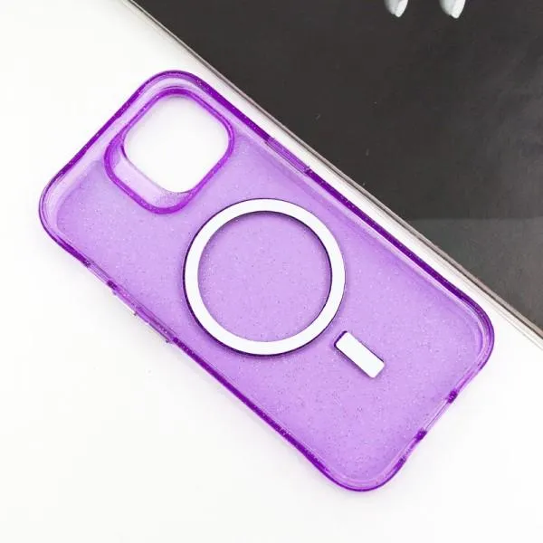 Чохол TPU Radiance with Magnetic Fit для Apple iPhone 14 (6.1") — Фіолетовий — фото 4 Чохол TPU Radiance with Magnetic Fit для Apple iPhone 14 (6.1") — Фіолетовий — фото 4