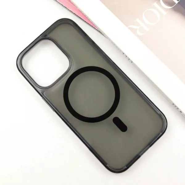 Чохол SGP Black Matte Magnetic Fit для Apple iPhone 14 (6.1") — Чорний — фото 2