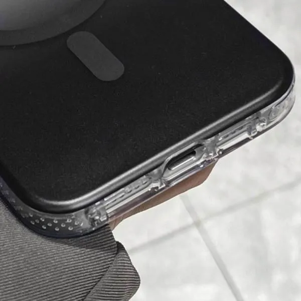Чехол TPU+PC Shadow with MagSafe для Apple iPhone 14 (6.1") — Черный — фото 5