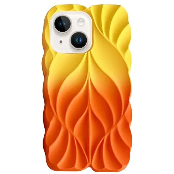 TPU чохол Leaf для Apple iPhone 14 / 13 (6.1") — Жовтий