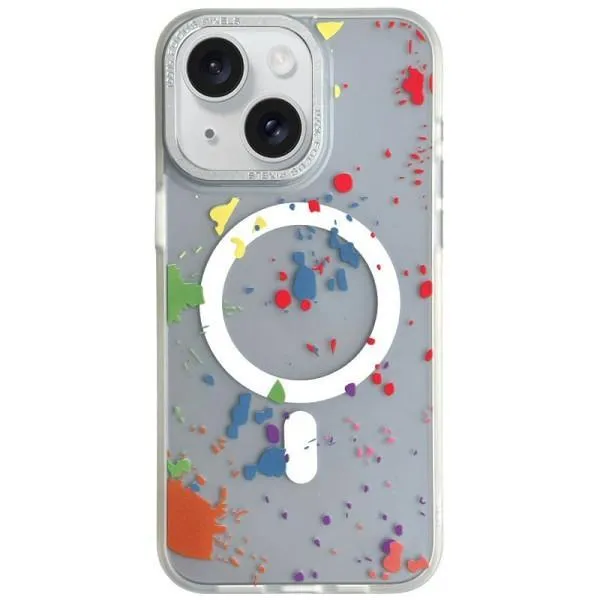 Чохол TPU+PC Flush with Magnetic Fit для Apple iPhone 14 (6.1") — Білий — фото 1