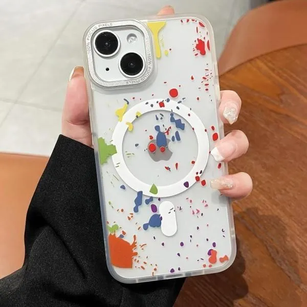 Чохол TPU+PC Flush with Magnetic Fit для Apple iPhone 14 (6.1") — Білий — фото 2