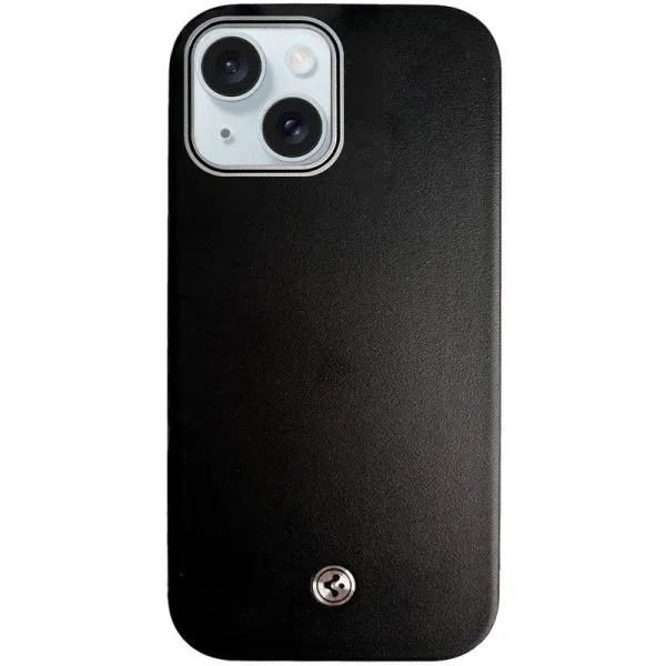 Чохол SGP PC+Leather with MagSafe для Apple iPhone 14 (6.1") — Чорний — фото 1