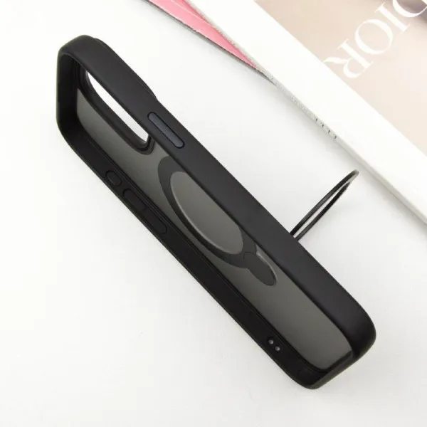 Чохол Ummi Colorful with Magnetic Fit HQ Ring для Apple iPhone 14 / 13 (6.1") — Чорний — фото 4