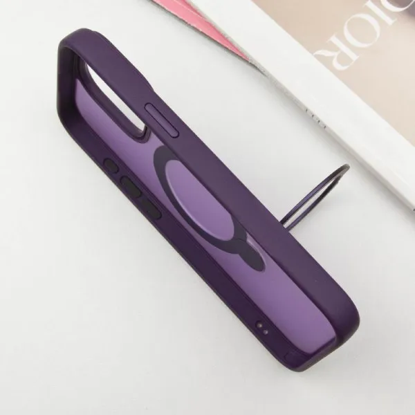 Чохол Ummi Colorful with Magnetic Fit HQ Ring для Apple iPhone 14 / 13 (6.1") — Фіолетовий — фото 4