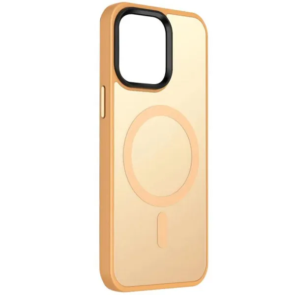 Чохол Ummi Colorful with Magnetic Fit для Apple iPhone 14 / 13 (6.1") — Персиковий