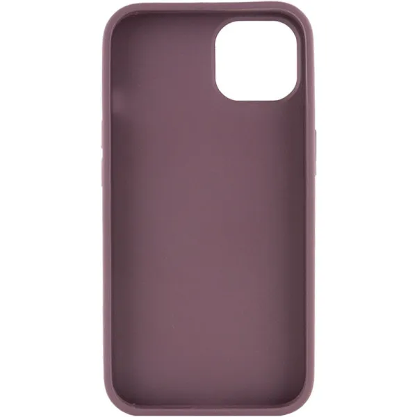 TPU чехол Bonbon Metal Style для Apple iPhone 14 (6.1") — Бордовый — фото 3