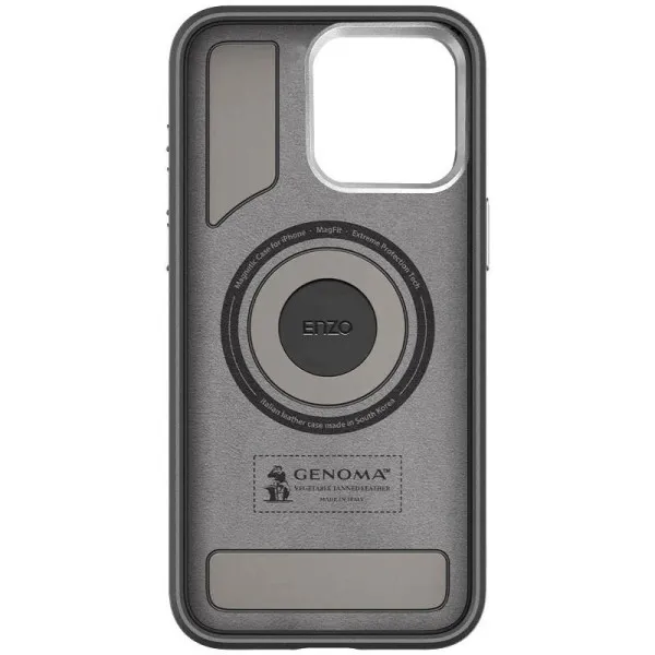 Чохол SGP PC+Leather with MagSafe для Apple iPhone 14 (6.1") — Чорний — фото 2