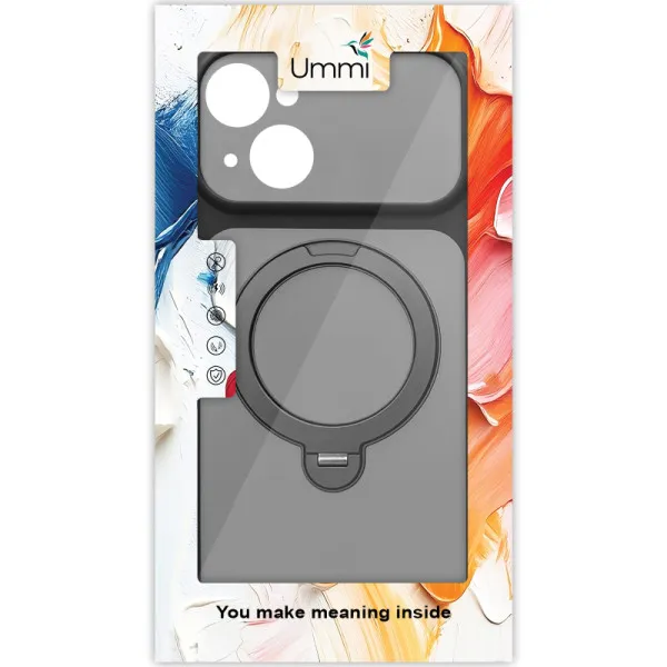 Чехол Ummi Full Camera with Magnetic Fit HQ Ring для Apple iPhone 14 (6.1") — Черный — фото 5 Чехол Ummi Full Camera with Magnetic Fit HQ Ring для Apple iPhone 14 (6.1") — Черный — фото 5