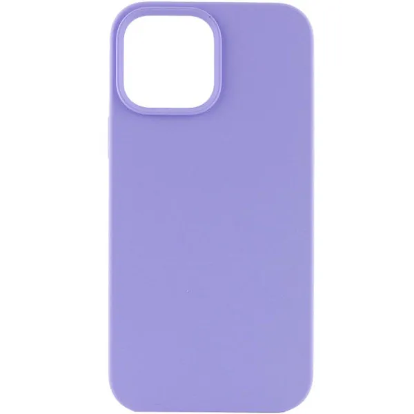 Чохол Silk (AA) NO LOGO with Magnetic Fit для Apple iPhone 14 (6.1") — Бузковий — фото 1
