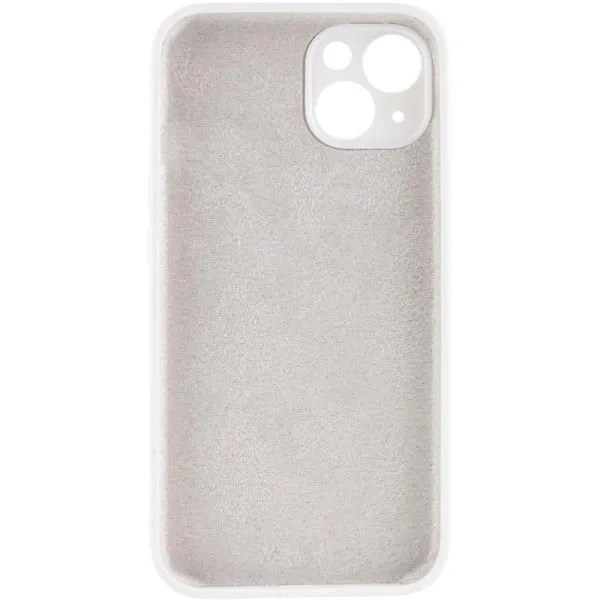Чохол Silk Full Camera Protective (AA) NO LOGO для Apple iPhone 14 (6.1") — Білий — фото 2 Чохол Silk Full Camera Protective (AA) NO LOGO для Apple iPhone 14 (6.1") — Білий — фото 2