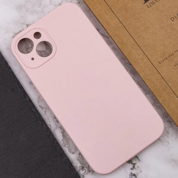 Чехол Silk Full Camera Protective (AA) NO LOGO для Apple iPhone 14 (6.1") — Розовый — фото 5