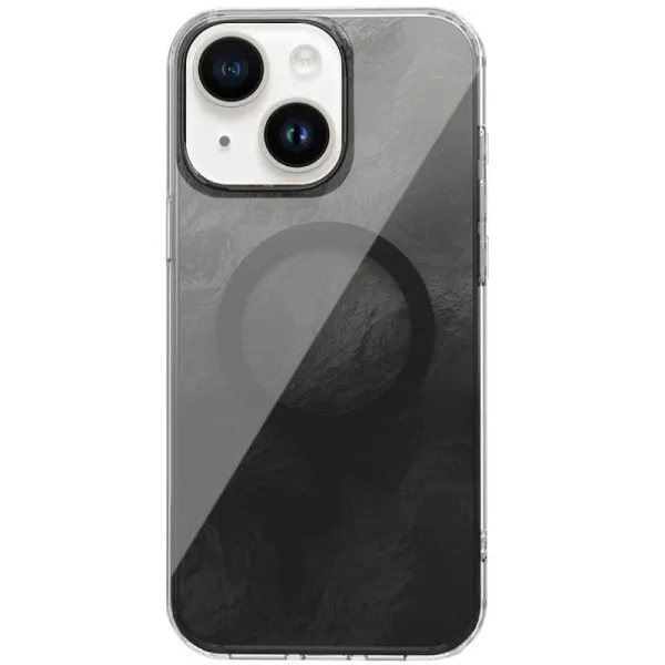 Чехол TPU Shiny Mountain Magnetic Fit для Apple iPhone 14 / 13 (6.1") — Черный — фото 1 Чехол TPU Shiny Mountain Magnetic Fit для Apple iPhone 14 / 13 (6.1") — Черный — фото 1