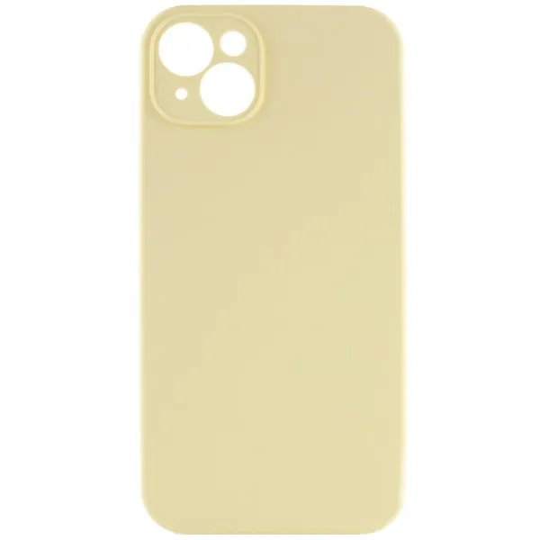 Чохол Silk Full Camera Protective (AA) NO LOGO для Apple iPhone 14 (6.1") — Жовтий — фото 1