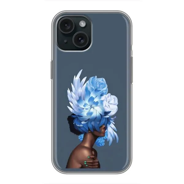Чохол з принтом «Квіти на голові» для iPhone 14 Чохол з принтом «Квіти на голові» для iPhone 14