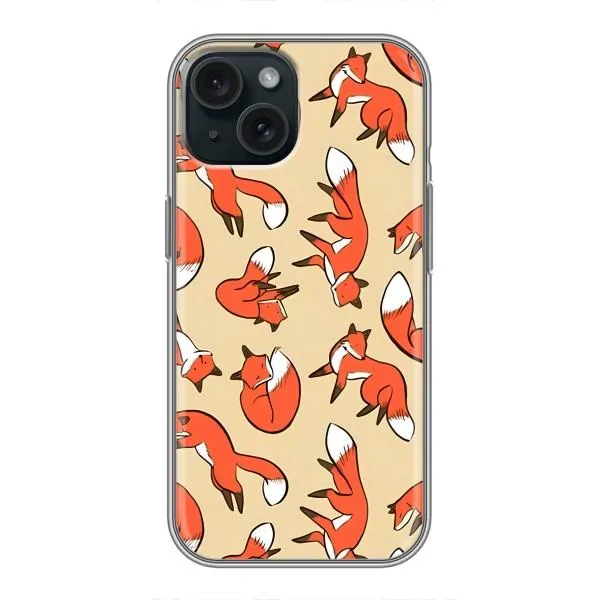 Чехол с принтом «Лисички» для iPhone 14 Чехол с принтом «Лисички» для iPhone 14