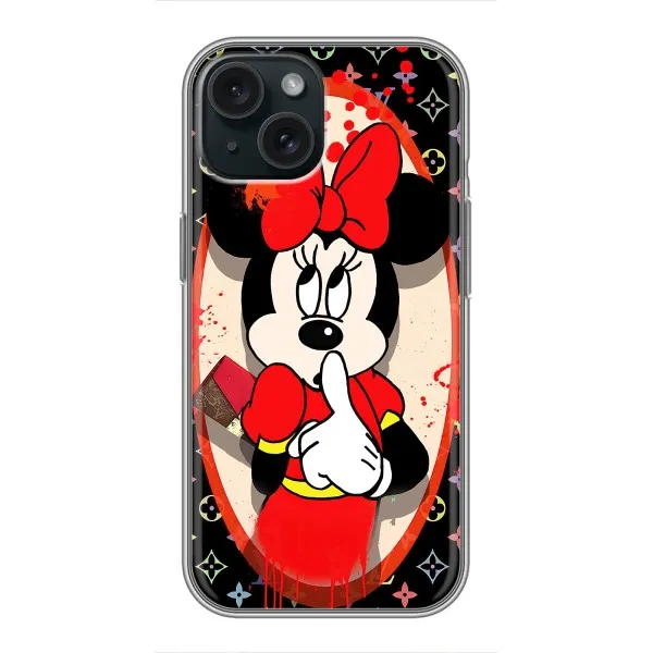 Чохол з принтом «Мінні Маус ЛВ» для iPhone 14