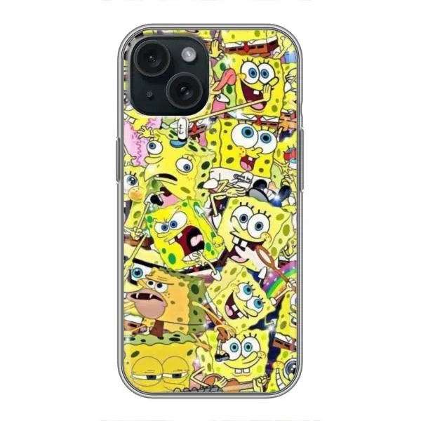 Чохол з принтом «Емоції Спан Боба» для iPhone 14